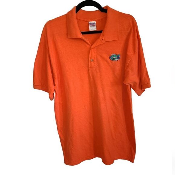 UF Gators Polo style Golf Shirt, Orange, men's Large - Picture 1 of 6